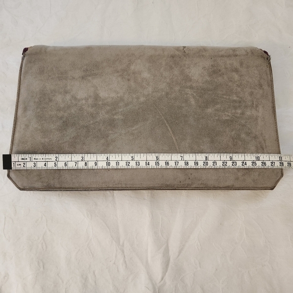 70s Suede Clutch Purse - Picture 9 of 11